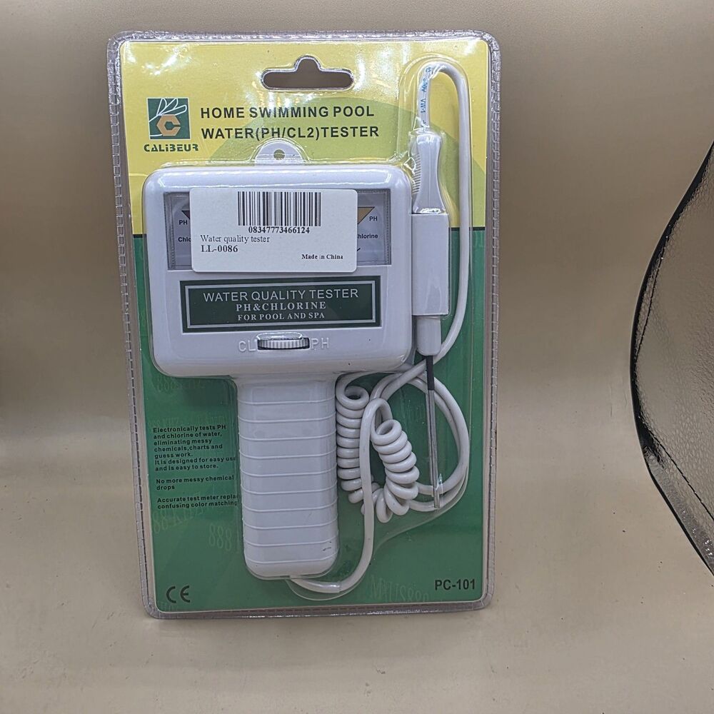 PC-101 PH CL2 Chlorine Tester Water Quality Tester Portable Home Swimming Pool